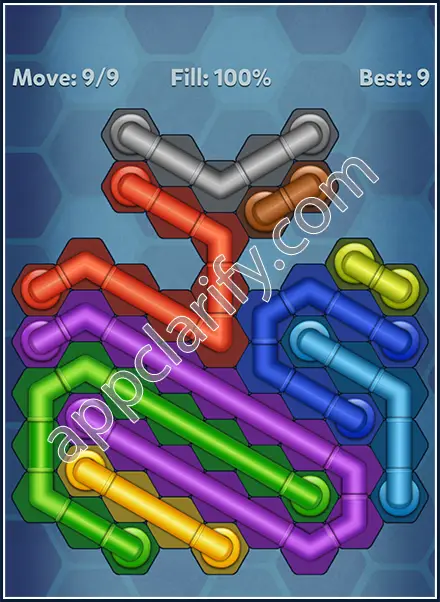 Pipe Lines: Hexa All Star Level 138 Solution