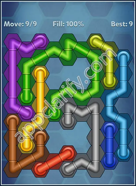 Pipe Lines: Hexa All Star Level 14 Solution