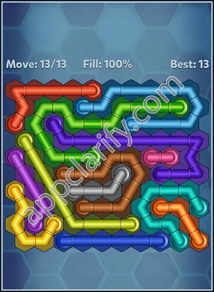 Pipe Lines: Hexa All Star Level 147 Solution