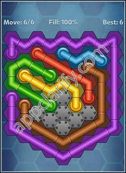 Pipe Lines: Hexa All Star Level 148 Solution