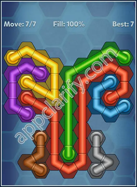 Pipe Lines: Hexa All Star Level 156 Solution