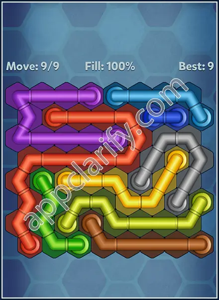 Pipe Lines: Hexa All Star Level 157 Solution