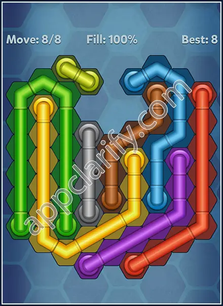 Pipe Lines: Hexa All Star Level 158 Solution