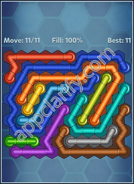 Pipe Lines: Hexa All Star Level 159 Solution