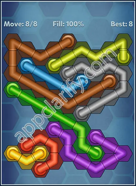 Pipe Lines: Hexa All Star Level 162 Solution
