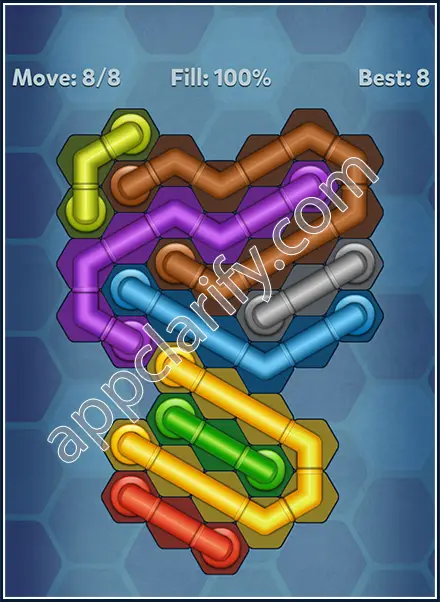 Pipe Lines: Hexa All Star Level 164 Solution