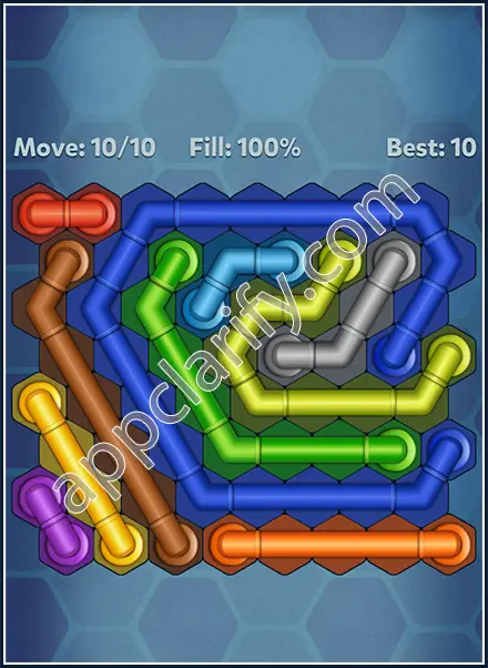 Pipe Lines: Hexa All Star Level 165 Solution