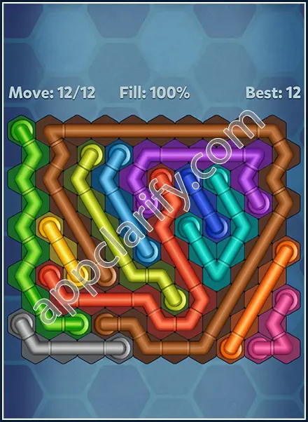 Pipe Lines: Hexa All Star Level 167 Solution