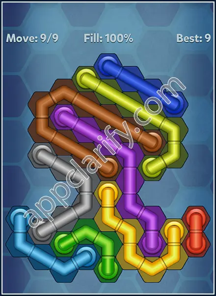 Pipe Lines: Hexa All Star Level 168 Solution