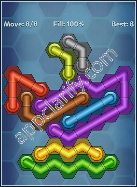 Pipe Lines: Hexa All Star Level 174 Solution