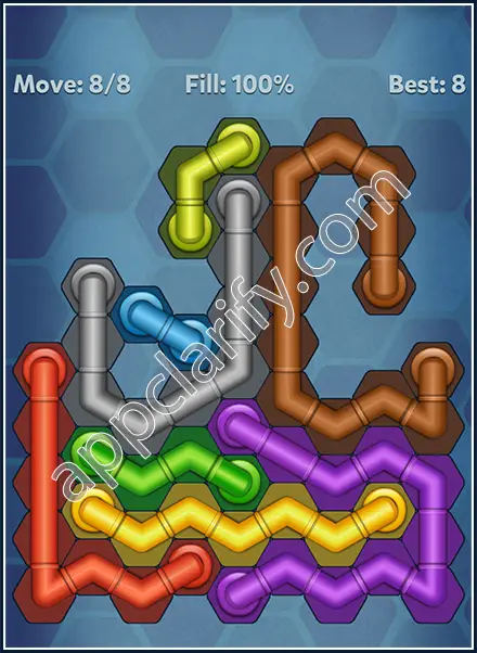 Pipe Lines: Hexa All Star Level 176 Solution
