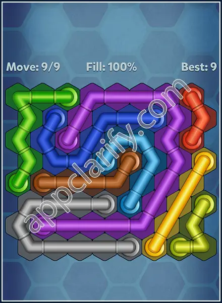 Pipe Lines: Hexa All Star Level 177 Solution