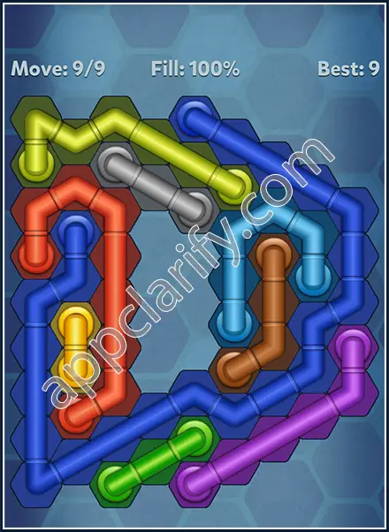 Pipe Lines: Hexa All Star Level 18 Solution
