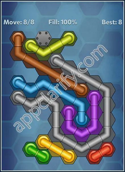 Pipe Lines: Hexa All Star Level 180 Solution