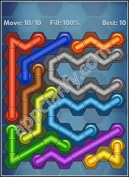 Pipe Lines: Hexa All Star Level 20 Solution