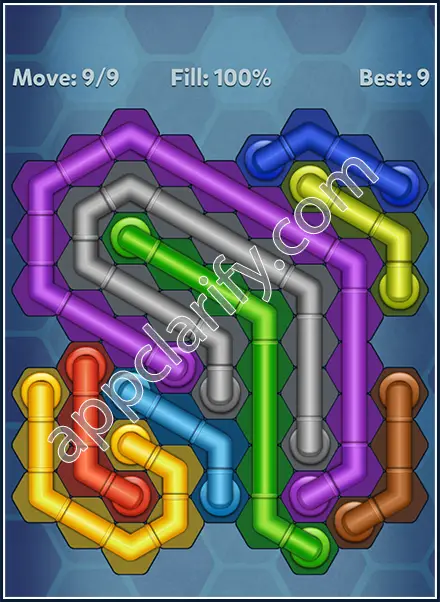 Pipe Lines: Hexa All Star Level 22 Solution