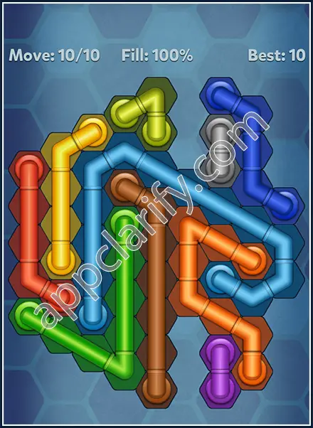 Pipe Lines: Hexa All Star Level 24 Solution