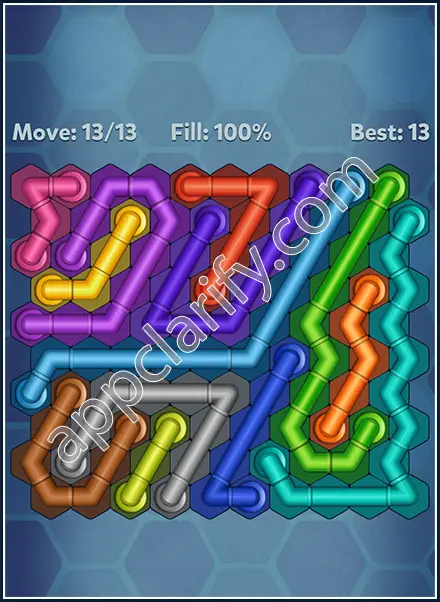 Pipe Lines: Hexa All Star Level 27 Solution