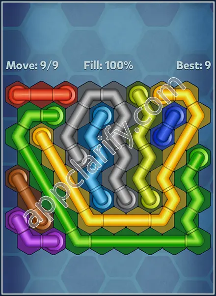 Pipe Lines: Hexa All Star Level 33 Solution