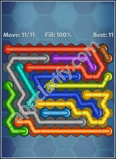 Pipe Lines: Hexa All Star Level 35 Solution
