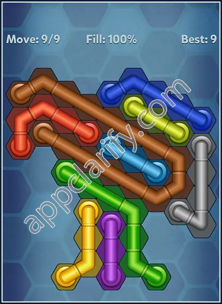 Pipe Lines: Hexa All Star Level 36 Solution