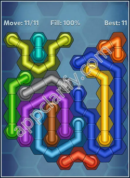 Pipe Lines: Hexa All Star Level 38 Solution