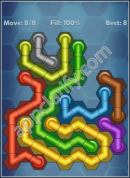 Pipe Lines: Hexa All Star Level 40 Solution