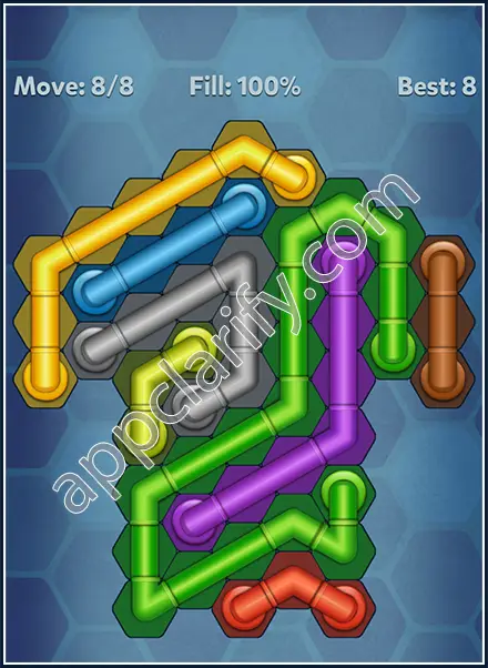 Pipe Lines: Hexa All Star Level 44 Solution