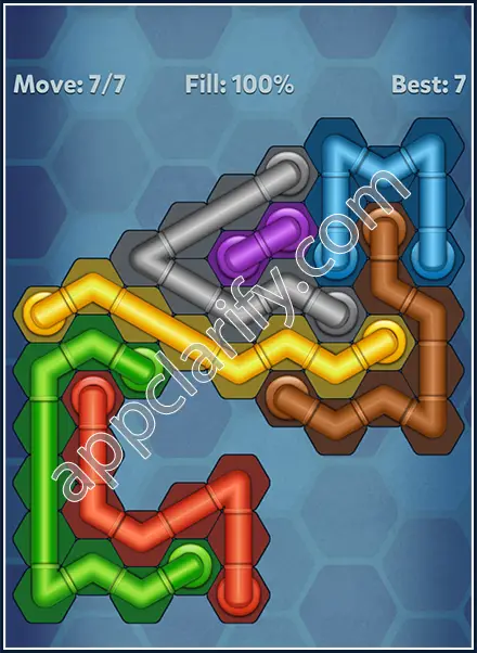 Pipe Lines: Hexa All Star Level 46 Solution