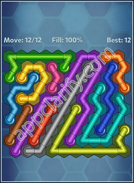 Pipe Lines: Hexa All Star Level 47 Solution