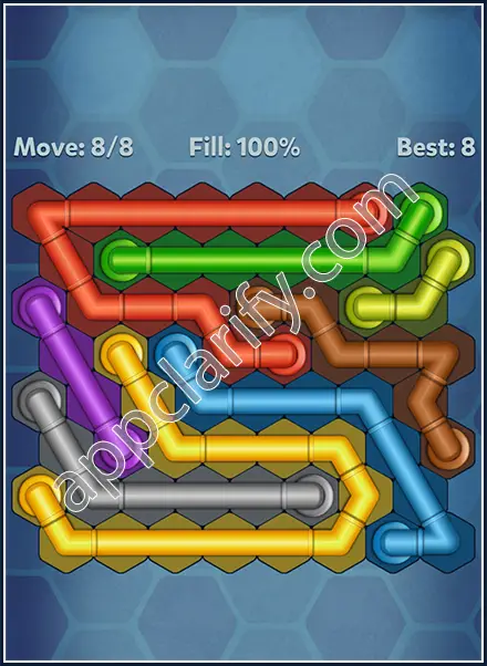 Pipe Lines: Hexa All Star Level 5 Solution