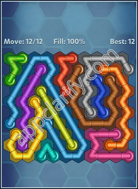 Pipe Lines: Hexa All Star Level 51 Solution