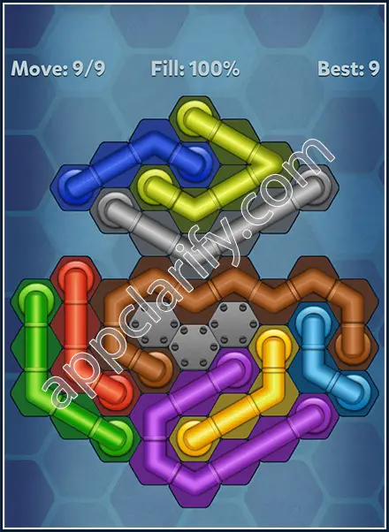 Pipe Lines: Hexa All Star Level 54 Solution