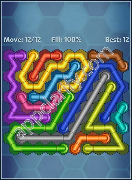 Pipe Lines: Hexa All Star Level 55 Solution