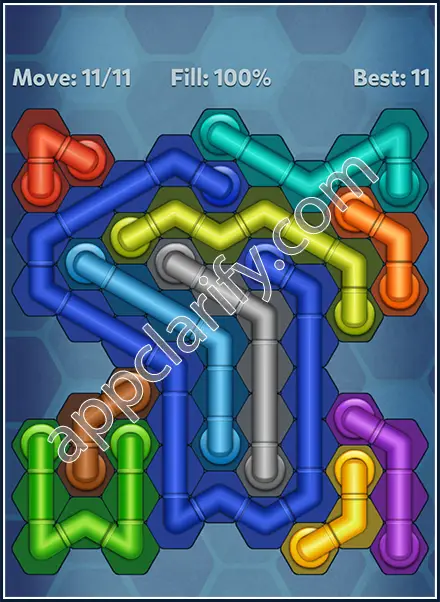 Pipe Lines: Hexa All Star Level 58 Solution