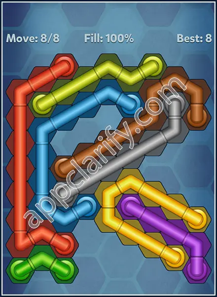 Pipe Lines: Hexa All Star Level 6 Solution