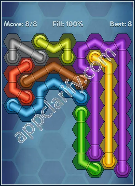 Pipe Lines: Hexa All Star Level 62 Solution