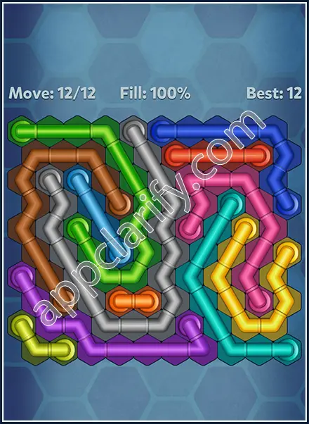 Pipe Lines: Hexa All Star Level 63 Solution