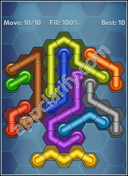 Pipe Lines: Hexa All Star Level 64 Solution