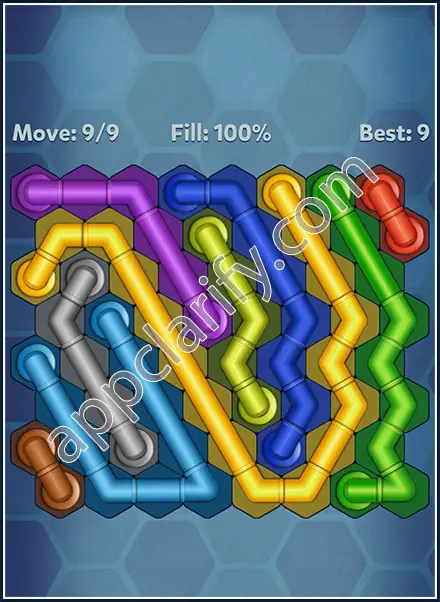 Pipe Lines: Hexa All Star Level 69 Solution
