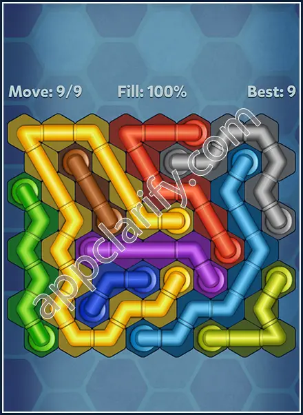 Pipe Lines: Hexa All Star Level 73 Solution