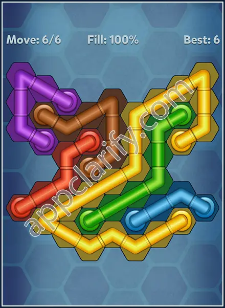 Pipe Lines: Hexa All Star Level 74 Solution