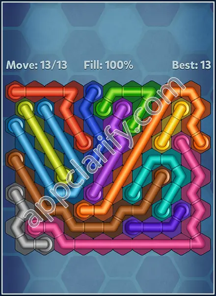 Pipe Lines: Hexa All Star Level 75 Solution