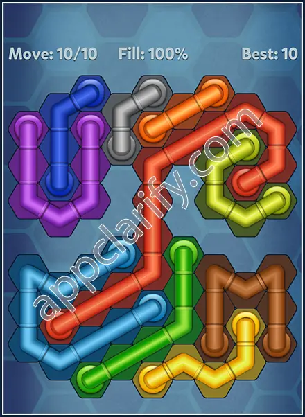Pipe Lines: Hexa All Star Level 8 Solution