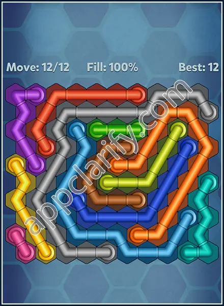 Pipe Lines: Hexa All Star Level 83 Solution