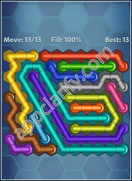Pipe Lines: Hexa All Star Level 87 Solution