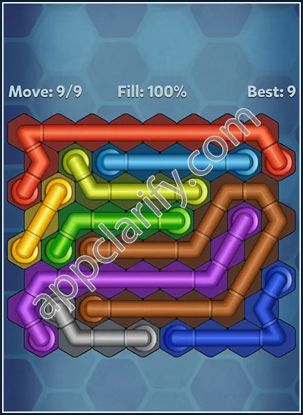 Pipe Lines: Hexa All Star Level 9 Solution