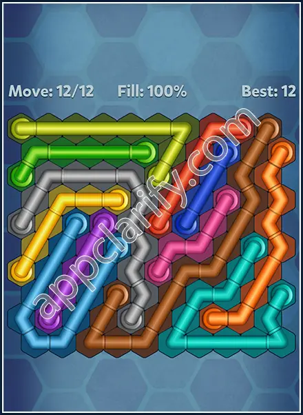 Pipe Lines: Hexa All Star Level 91 Solution