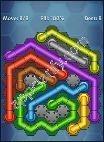Pipe Lines: Hexa All Star Level 98 Solution