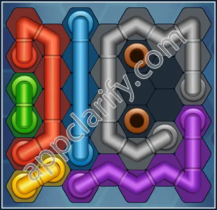 Pipe Lines: Hexa Amateur Level 103 Solution